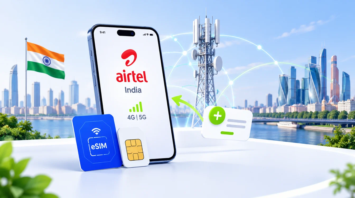 Airtel India: тариф, пополнение счета из России 2026