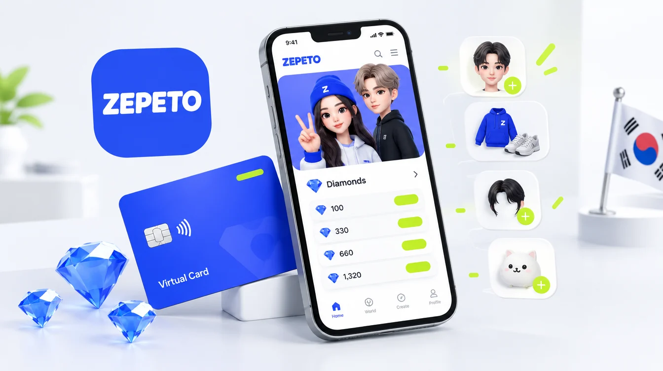 Алмазы Zepeto: как пополнить игру и купить аватар