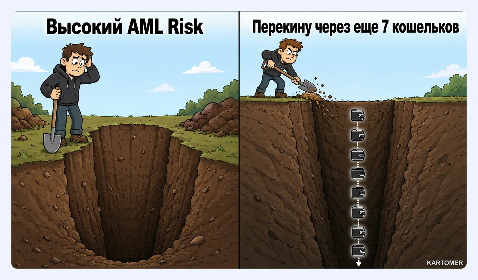 Скриншот: Что такое AML и откуда берётся риск