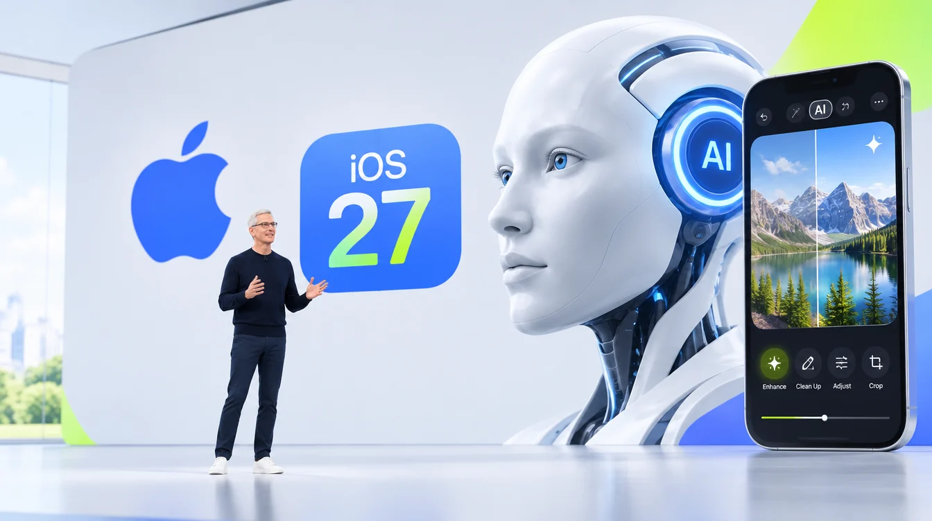 Apple внедряет ИИ в фотографию: революция редактирования в iOS 27
