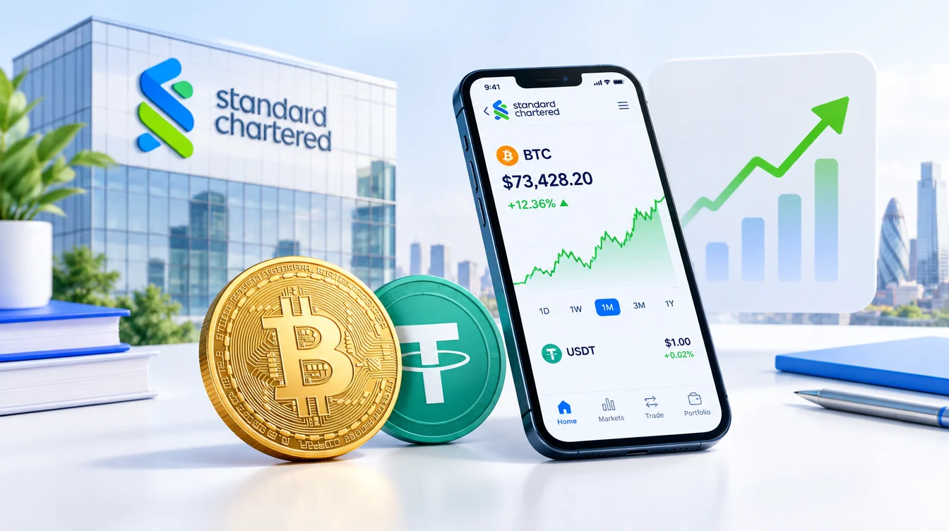 Банк Standard Chartered резко пересмотрел свой прогноз по биткоину