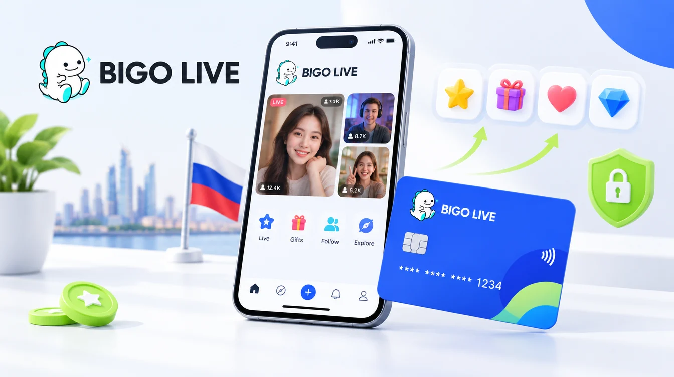 Bigo Live: как пополнить баланс выгодно и безопасно в России