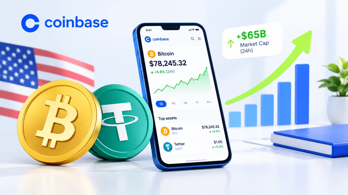 Bitcoin пробил $78 000: рынок вырос на $65 млрд за день — что дальше