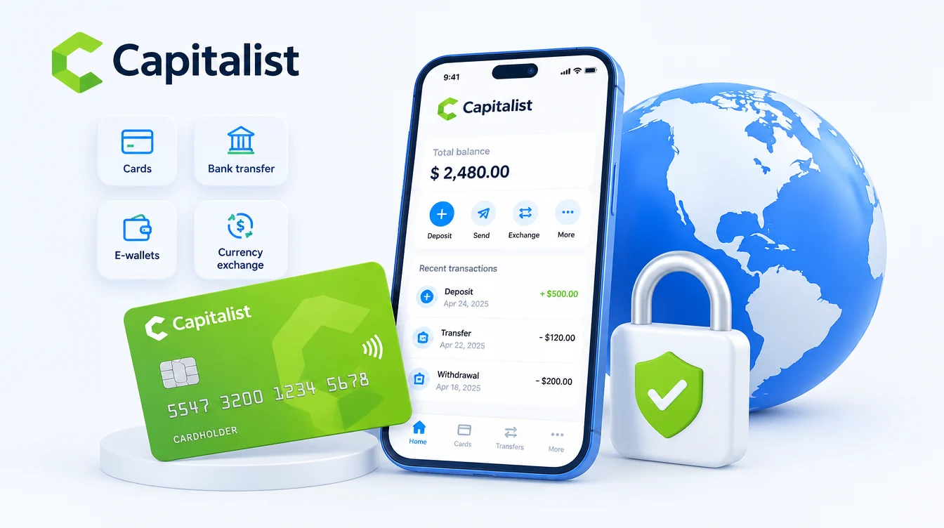 Capitalist: подробный обзор платежной системы, способы пополнения и вывода денежных средств