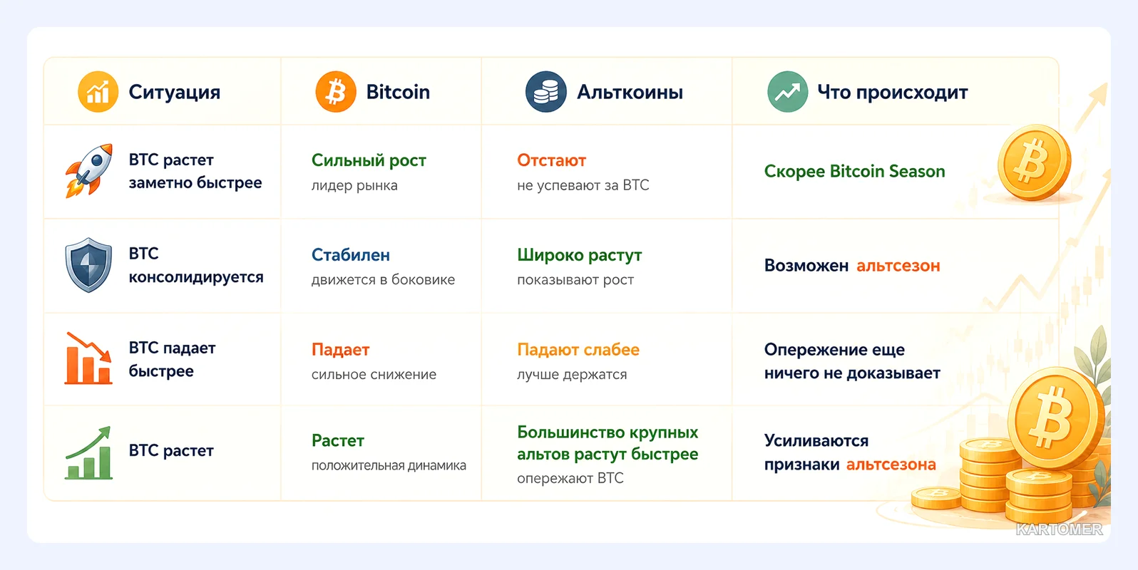 Скриншот: Чем альтсезон отличается от обычного роста крипторынка