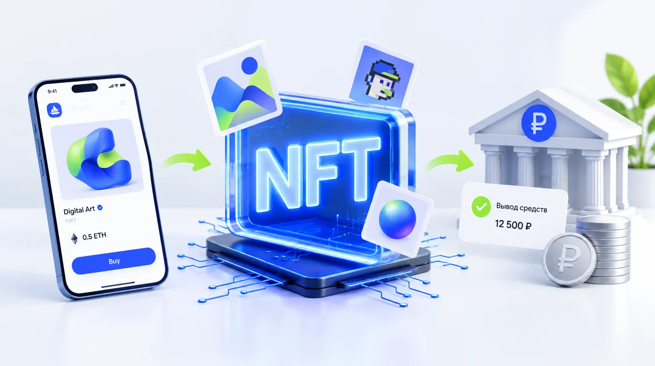 Что такое NFT: от покупки токена до вывода средств в рубли