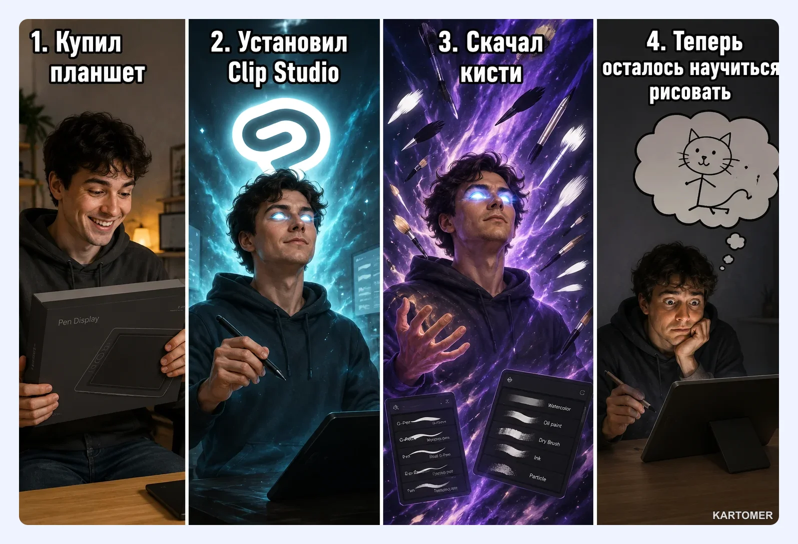 Скриншот: Clip Studio Paint: купить лицензию навсегда или оформить подписку в России в 2026 году