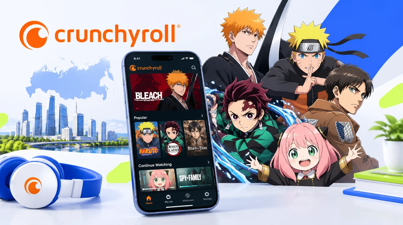 Crunchyroll в России: как смотреть аниме и оформить подписку в 2026 году