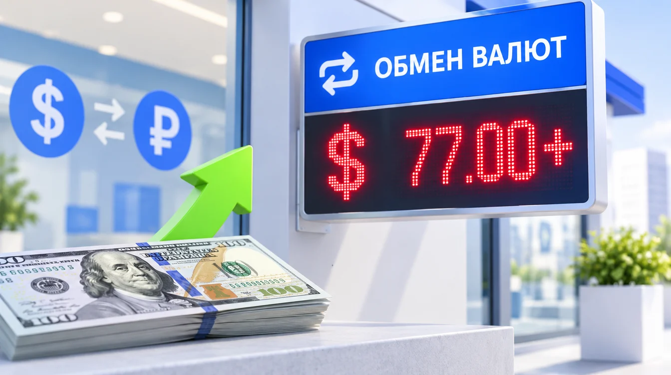 Доллар подорожал: ЦБ зафиксировал курс выше 77 рублей на 27 февраля