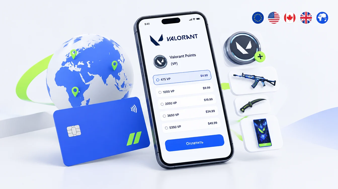 Донат в Valorant: как пополнить Valorant Points (VP) в России и других регионах