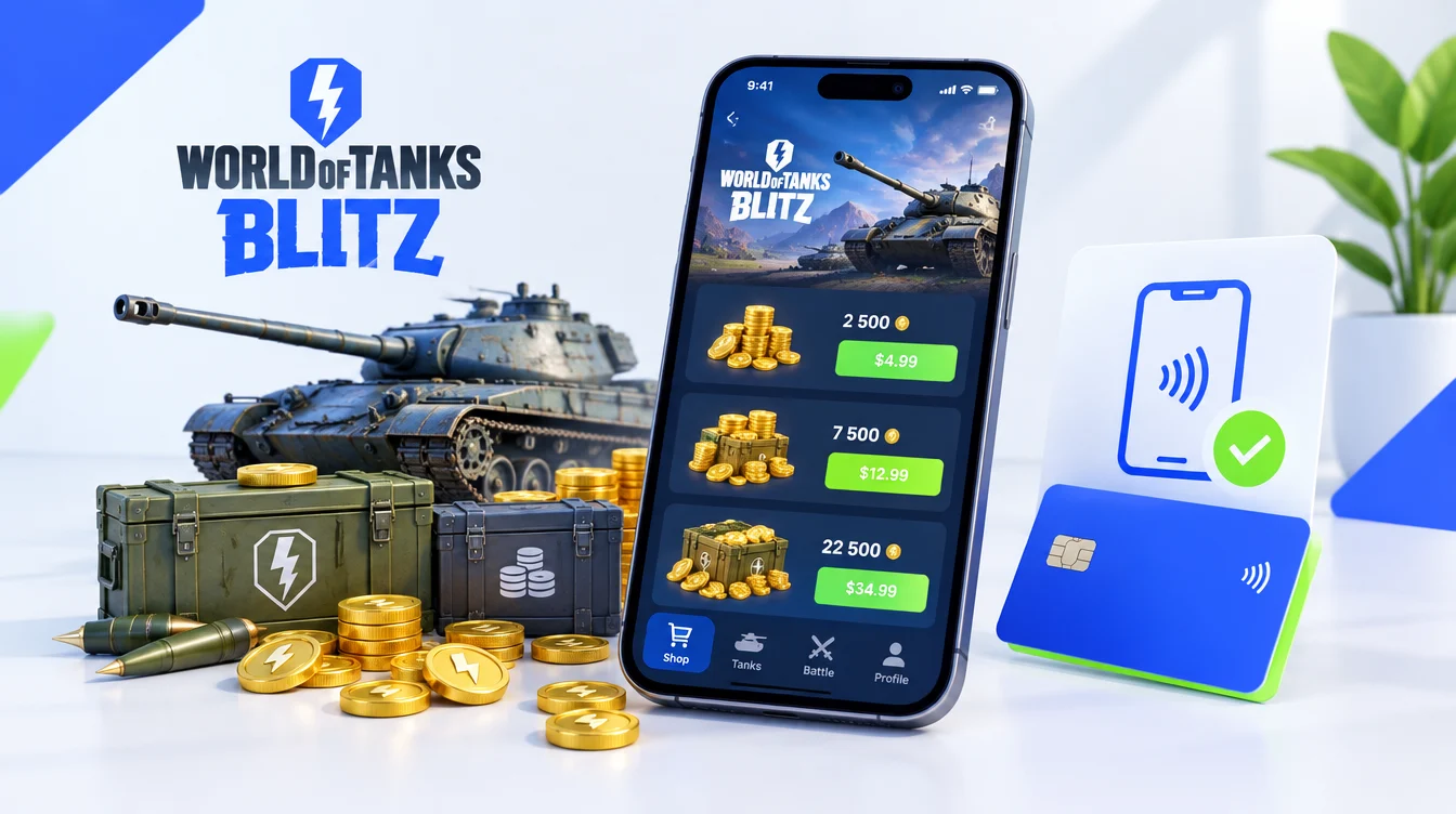 Донат в Wot Blitz: как оплатить игру на телефоне