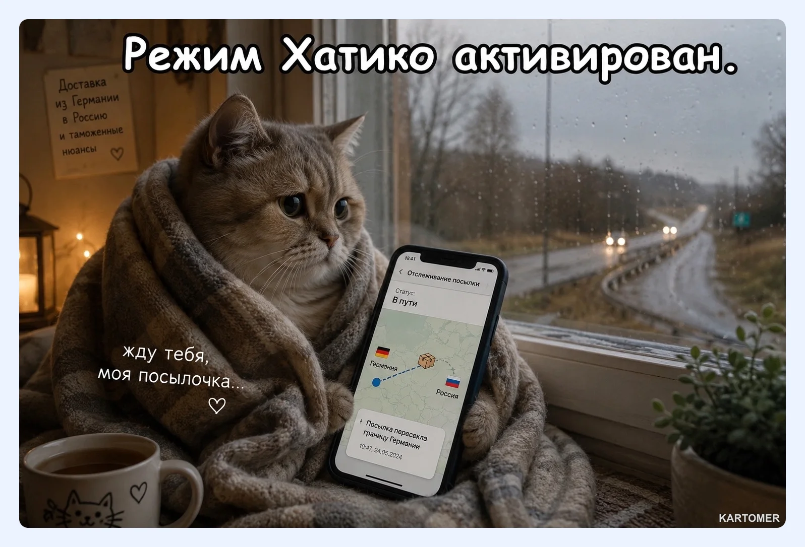 Скриншот: Доставка из Германии в Россию и таможенные нюансы