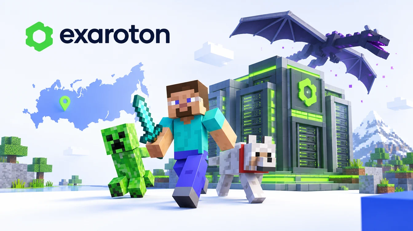 Exaroton: Ваш идеальный хостинг для Minecraft серверов в России