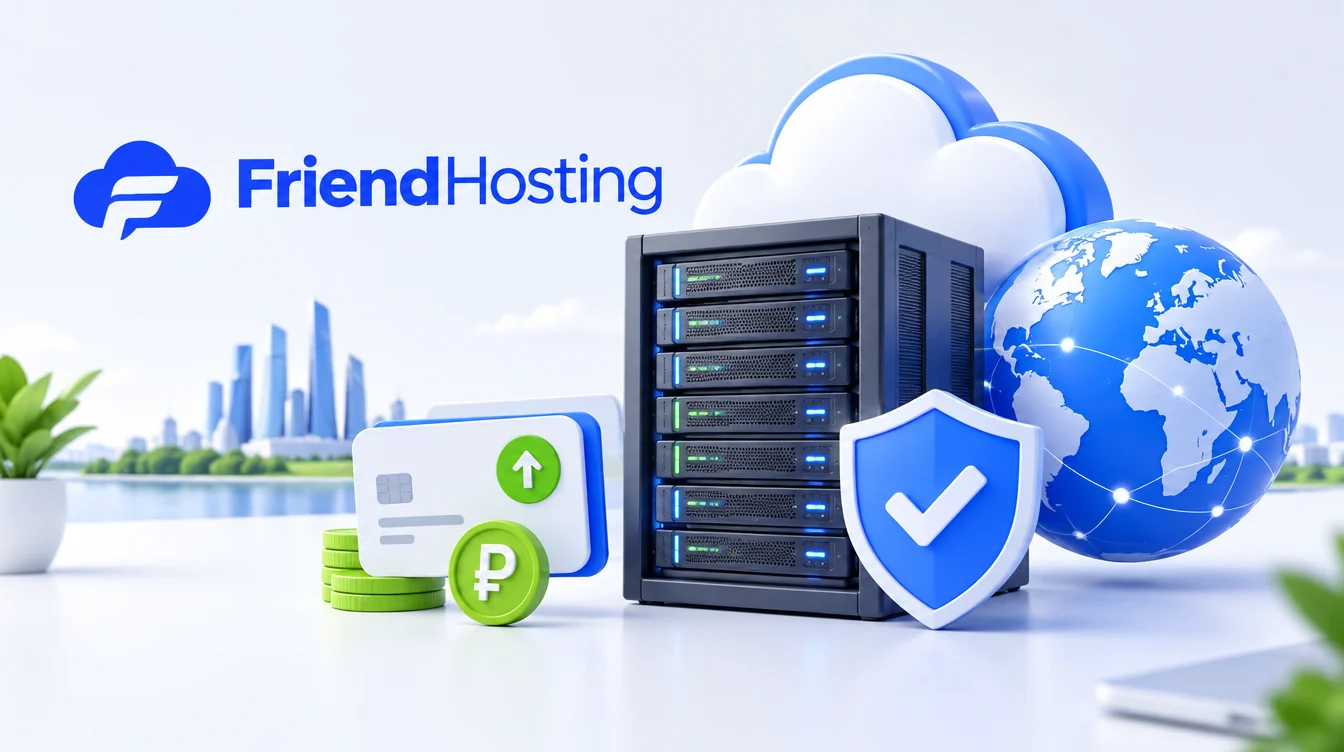 FriendHosting: обзор услуг, как пополнить из России в 2026 году