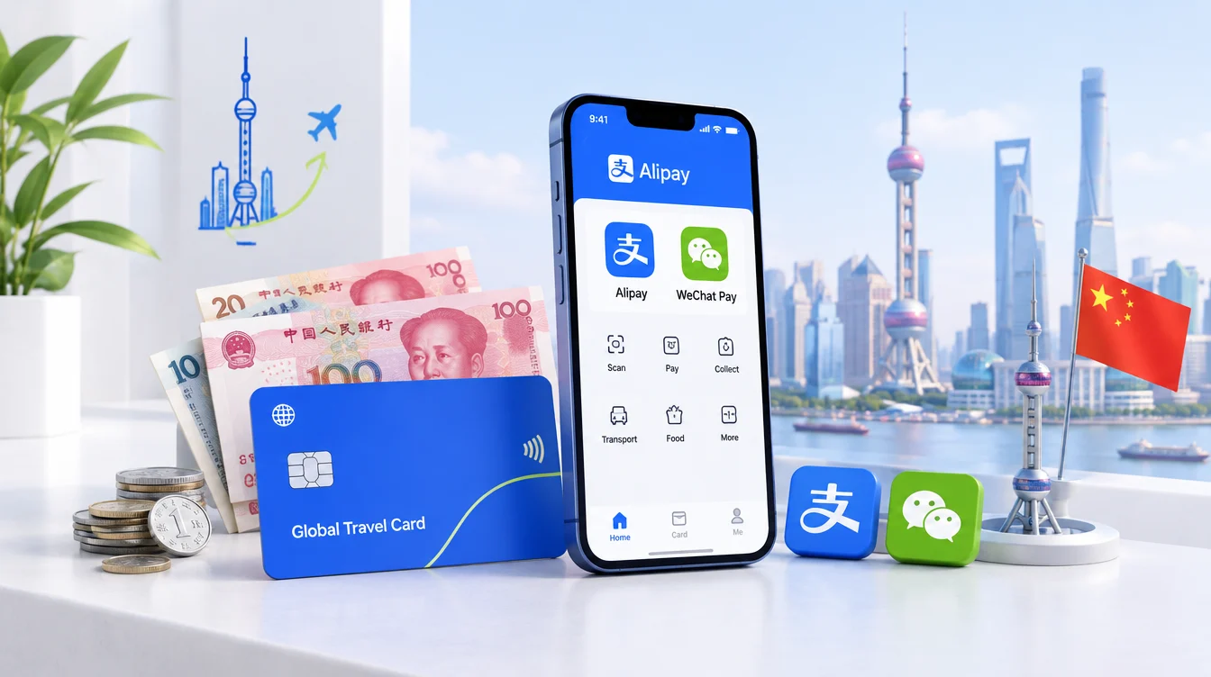 Где и как обменять валюту в Шанхае в 2026 году: наличные, карты, Alipay и WeChat Pay