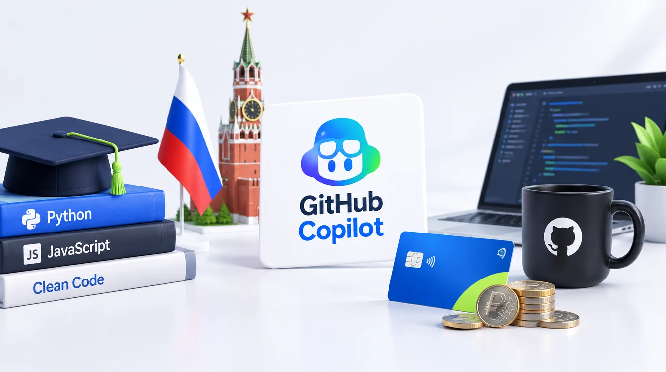 GitHub Copilot купить в России в 2026 году: цена, подписка, оплата для студентов и разработчиков