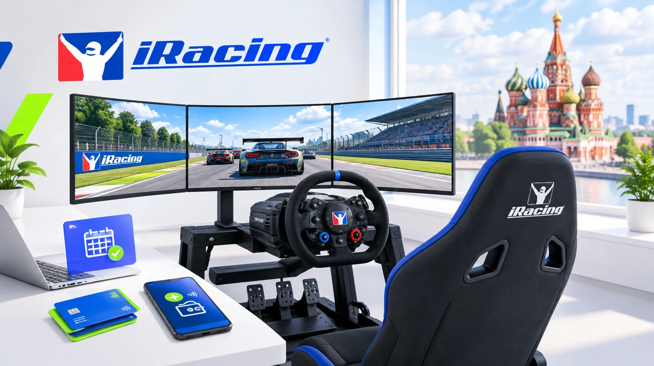 iRacing в России: как купить, сколько стоит подписка, как пополнить 2026