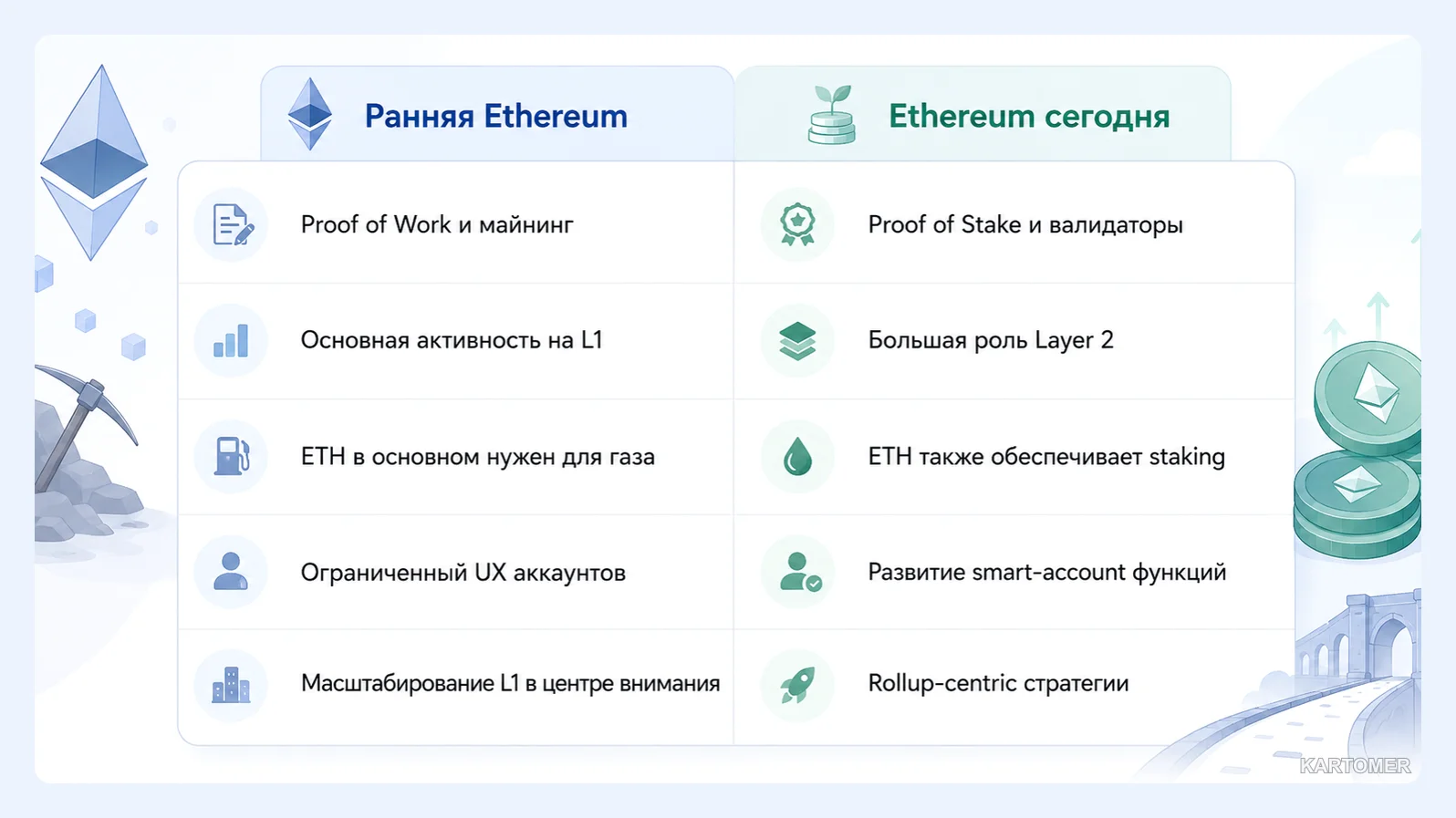 Скриншот: Как Ethereum изменился за свою историю