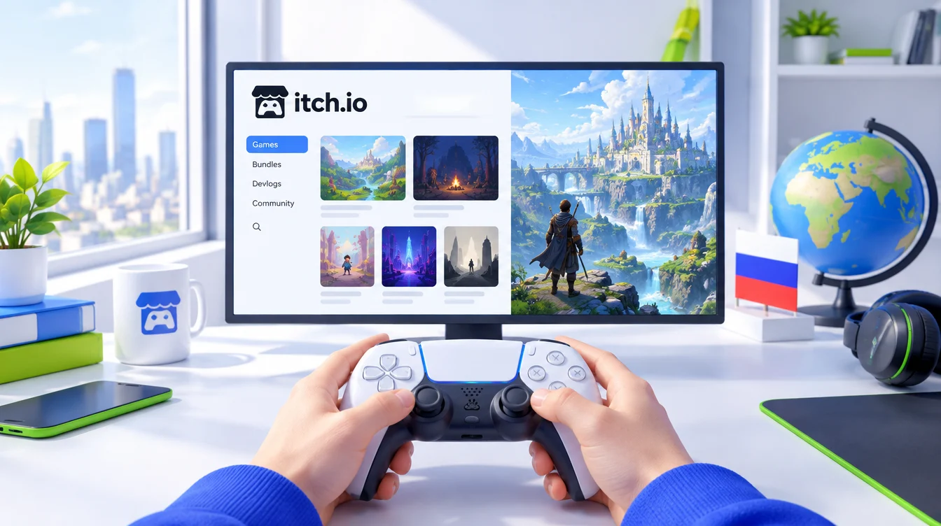 Itch.io оплатить в России в 2026 году: как купить инди-игры без лишних проблем