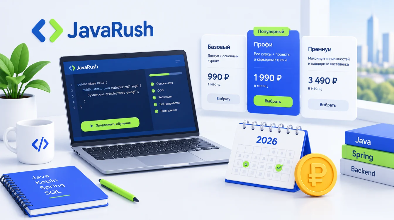 JavaRush-подписка: тарифы, цена и как выбрать доступ в 2026 году