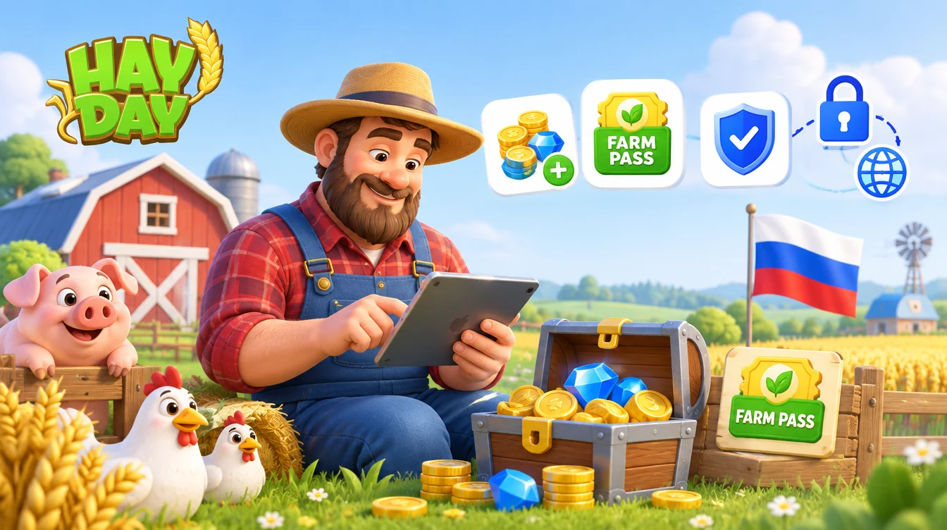 Как играть в Hay Day в России: донат, Farm Pass и обход блокировок