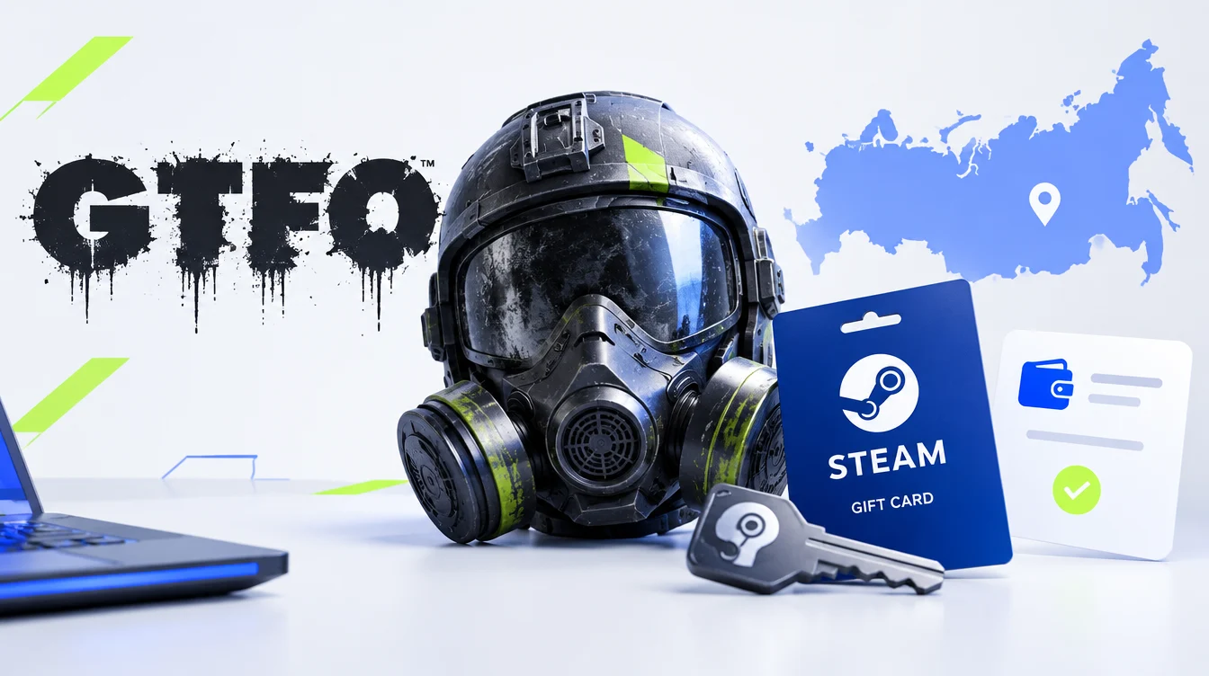 Как купить GTFO в России в 2026 году: ключи, Steam Gift и способы оплаты