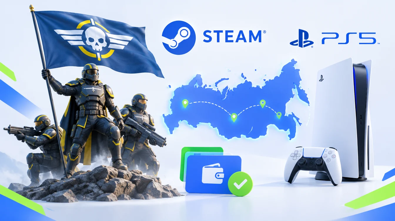 Как купить HELLDIVERS 2 в России в 2026 году: способы оплаты для Steam и PS5