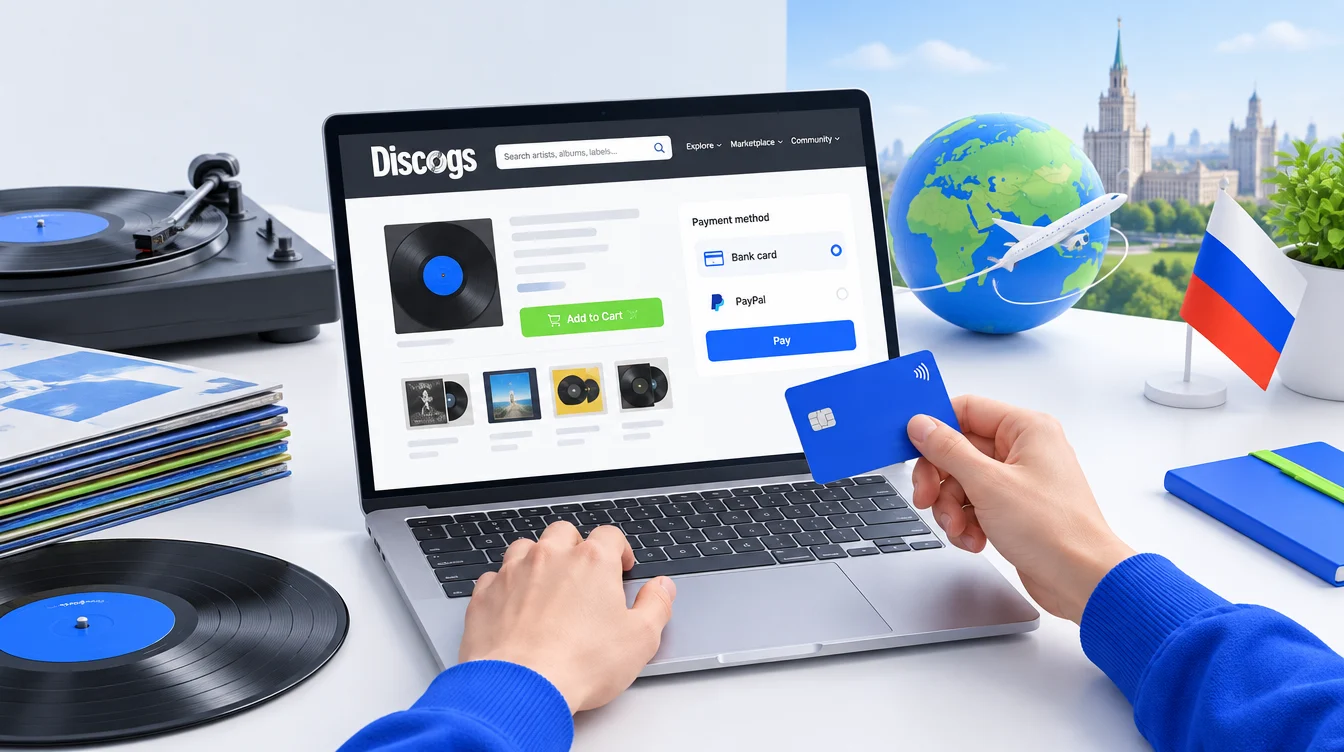 Как купить и оплатить Discogs из России в 2026 году