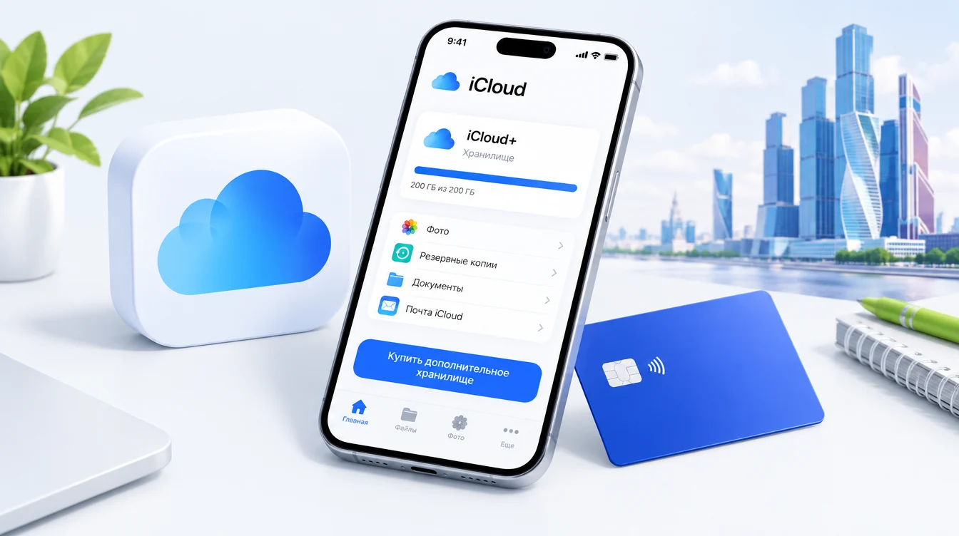 Как купить хранилище iCloud в России: быстрый гайд в 2026