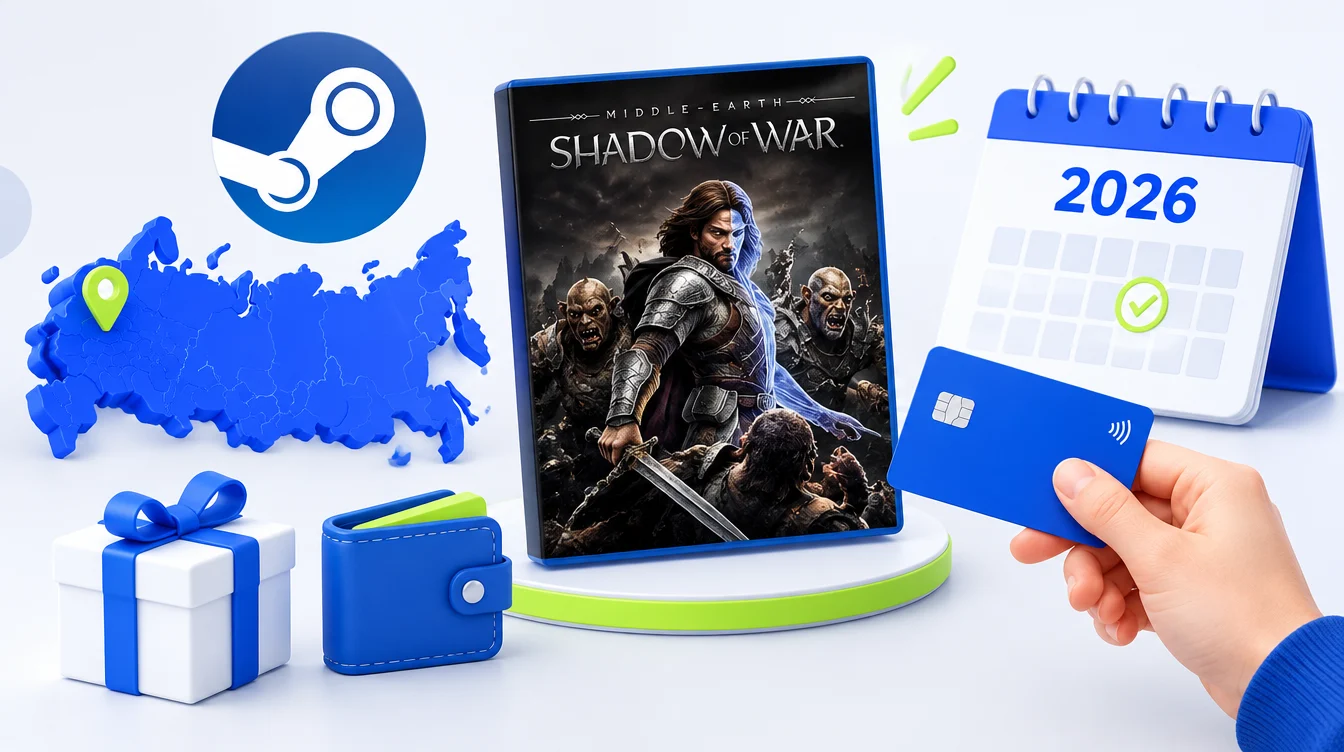 Как купить Middle-earth: Shadow of War в России в 2026 году
