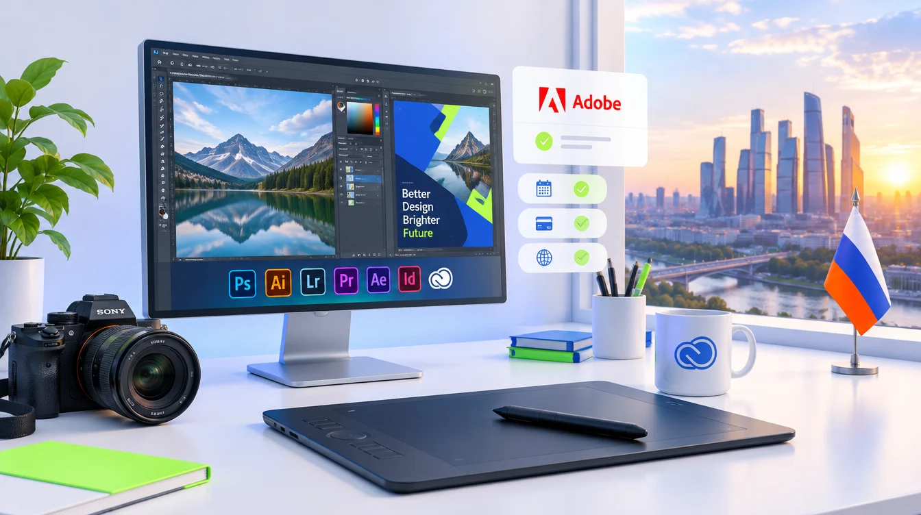 Как купить подписку Adobe: лучшие варианты для россиян в 2026