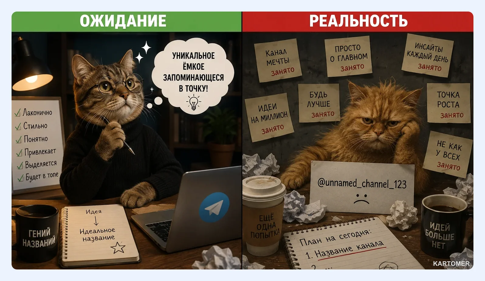 Скриншот: Правила выбора названия