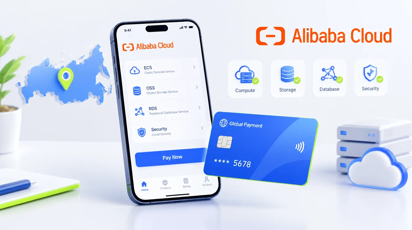 Как оплатить Alibaba Cloud из России в 2026 году