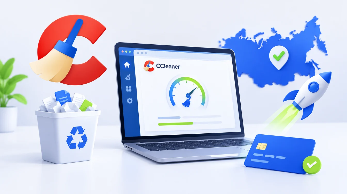Как оплатить CCleaner из России в 2026 году