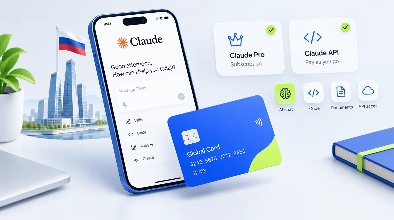 Как оплатить Claude Code из России в 2026 году: подписка или API