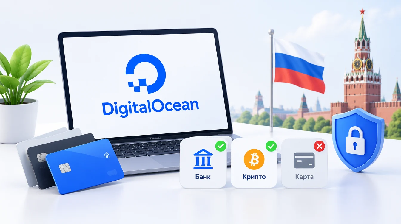 Как оплатить DigitalOcean из России в 2026 году: рабочие способы, карты и ошибки оплаты