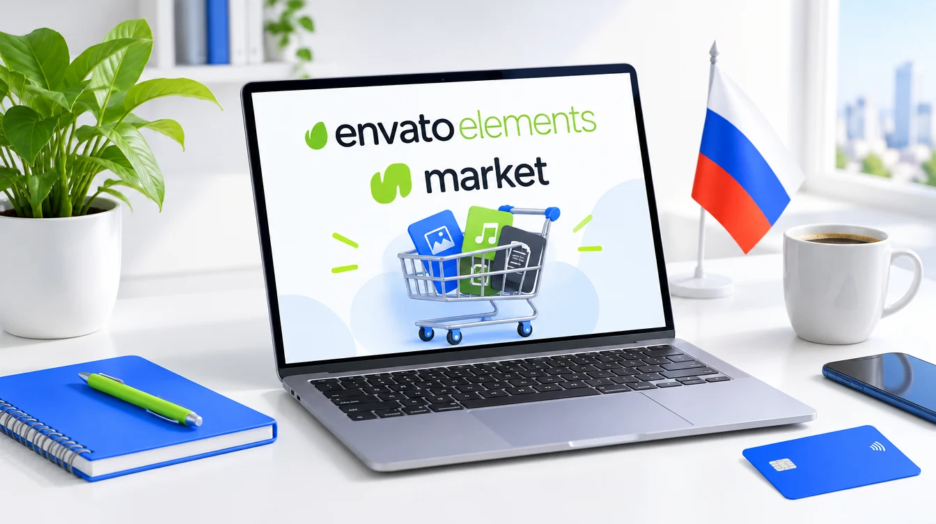 Как оплатить Envato Elements и Market из России в 2026 году