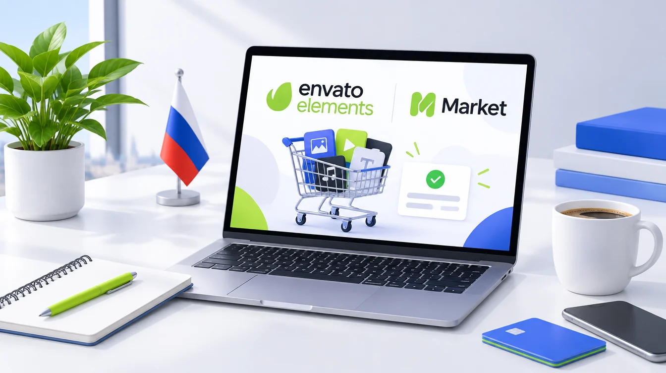 Как оплатить Envato Elements и Market из России в 2026 году
