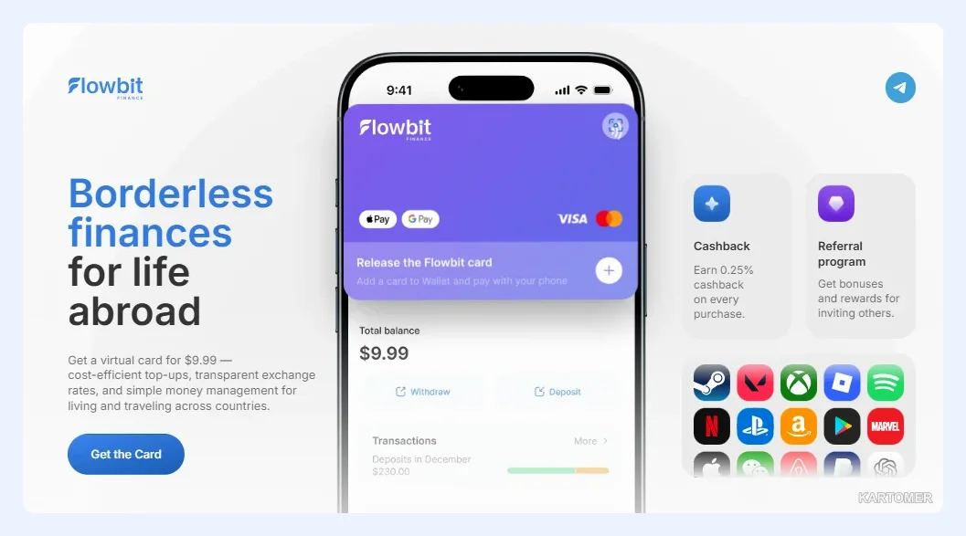 Скриншот: Flowbit Finance