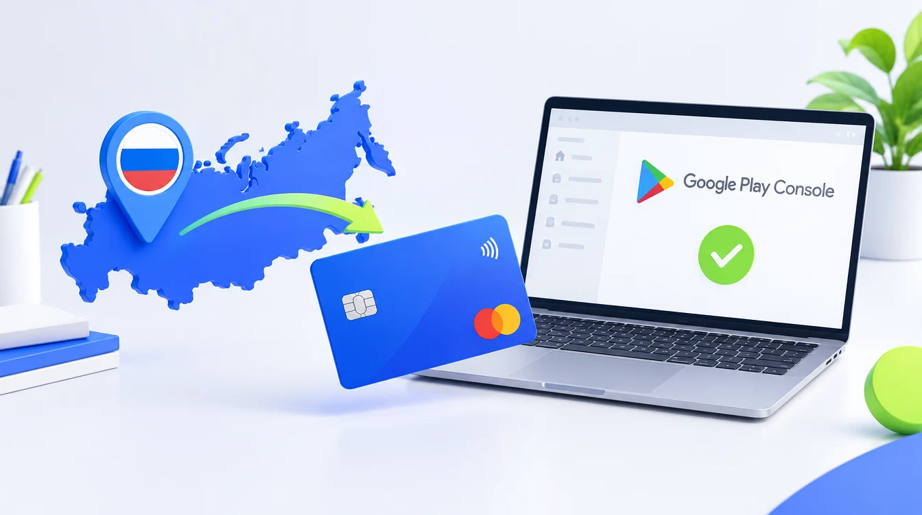 Как оплатить Google Play Console из России в 2026 году: виртуальные карты для регистрационного взноса