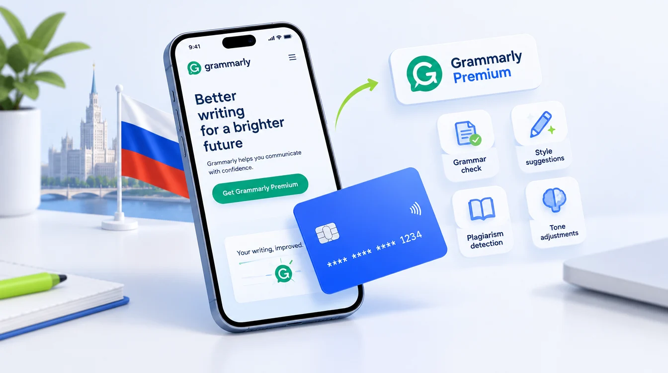 Как оплатить Grammarly Premium из России в 2026 году