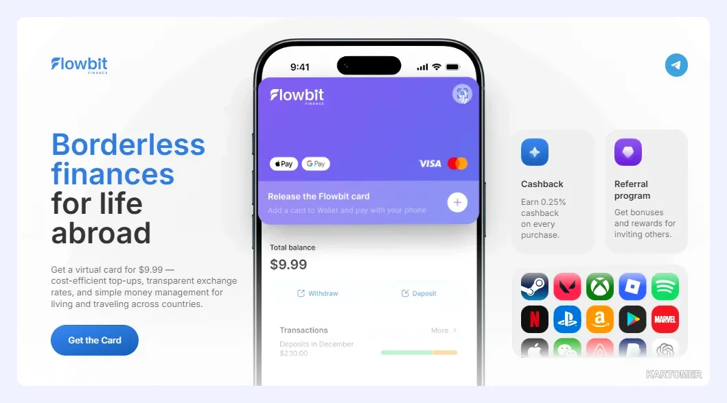 Скриншот: Flowbit Finance