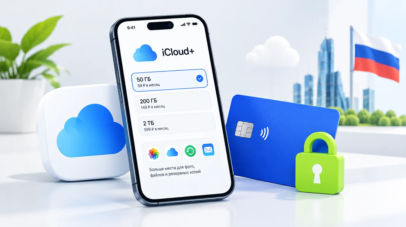 Как оплатить iCloud в России в 2026 году