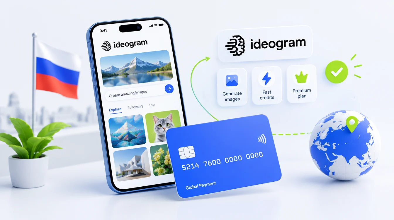 Как оплатить Ideogram из России в 2026 году