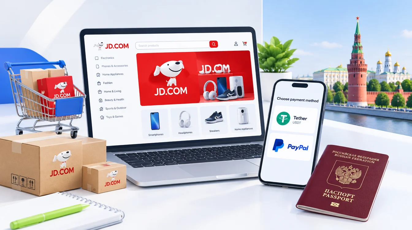 Как оплатить JD.com из России в 2026 году: рабочие способы