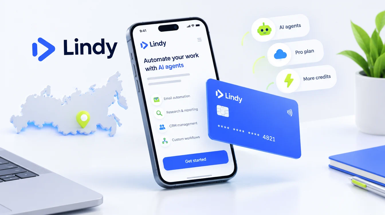 Как оплатить Lindy AI из России в 2026 году