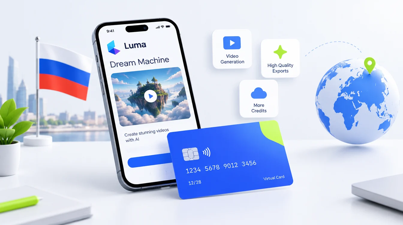 Как оплатить Luma Dream Machine из России в 2026 году
