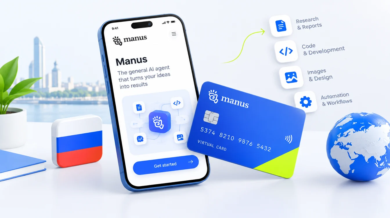 Как оплатить Manus AI из России в 2026 году