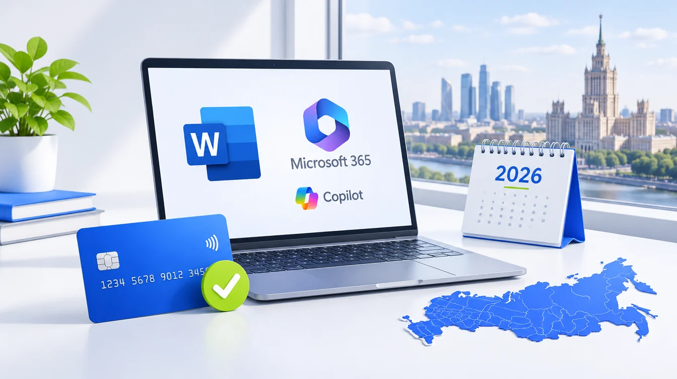 Как оплатить Microsoft Word и Microsoft 365 из России в 2026 году: рабочие способы покупки и продления подписки