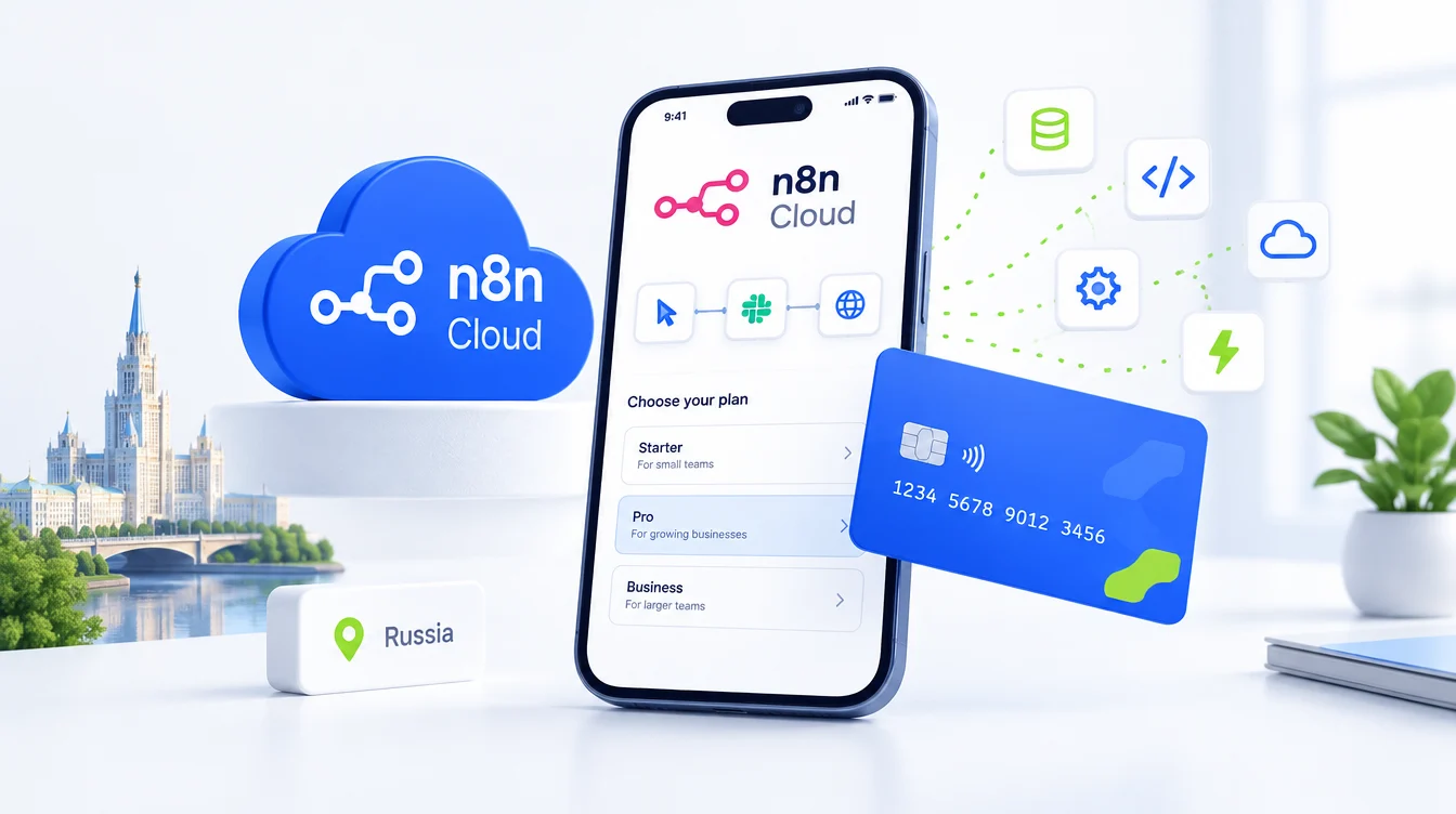 Как оплатить n8n Cloud из России в 2026 году